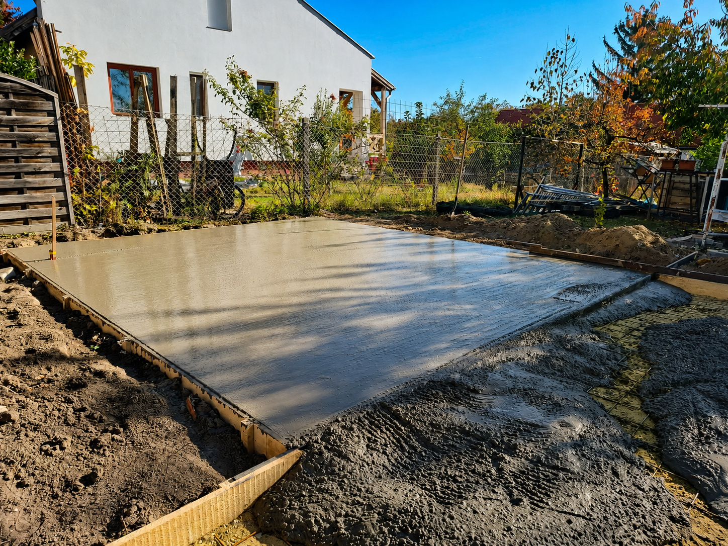 precíz betonalap kialakítása
